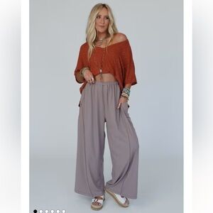 MODERN MUSE WIDE LEG PANTS NWT